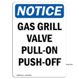 Gas Grill Valve Pull-On Push-Off