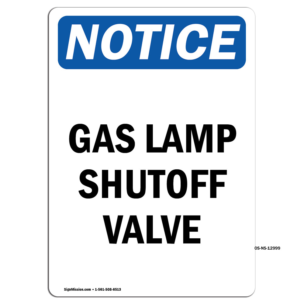 Gas Lamp Shutoff Valve