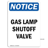 Gas Lamp Shutoff Valve