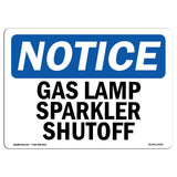 Gas Lamp Sparker Shutoff