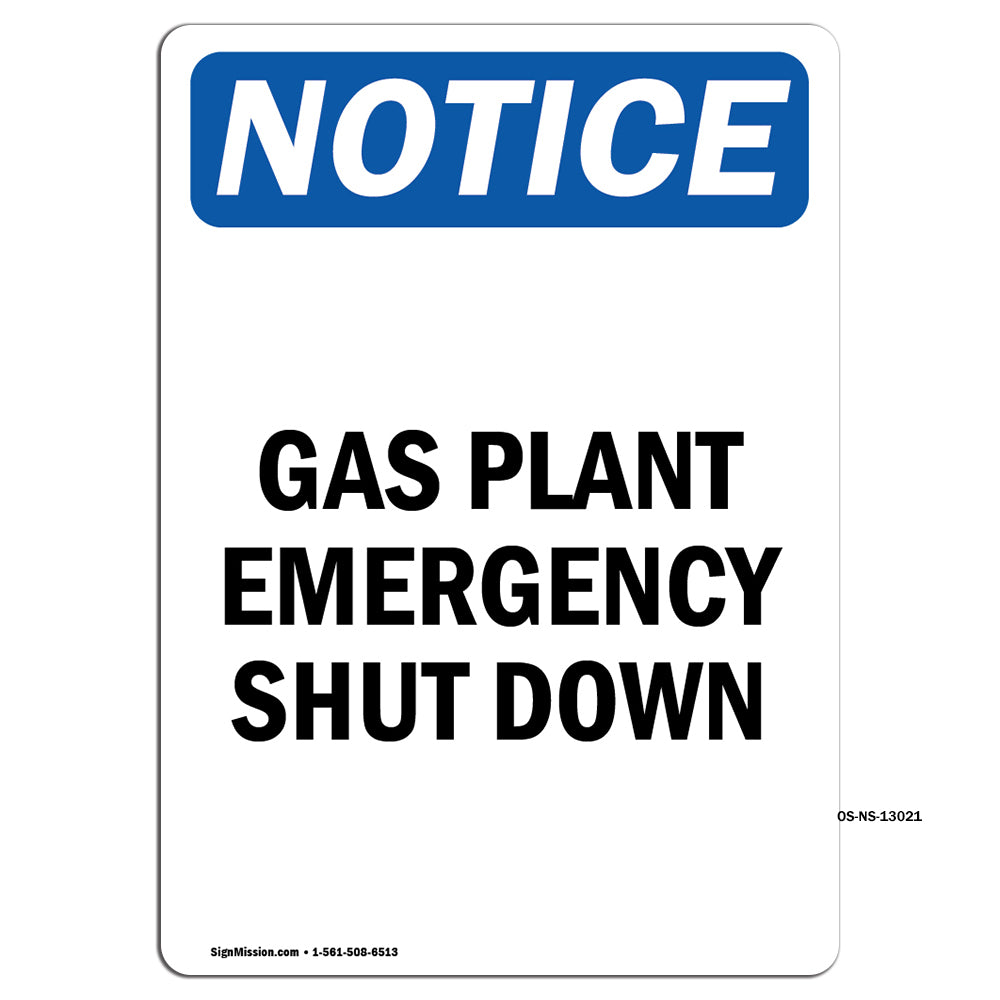 Gas Plant Emergency Shut Down