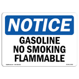 Gasoline No Smoking Flammable
