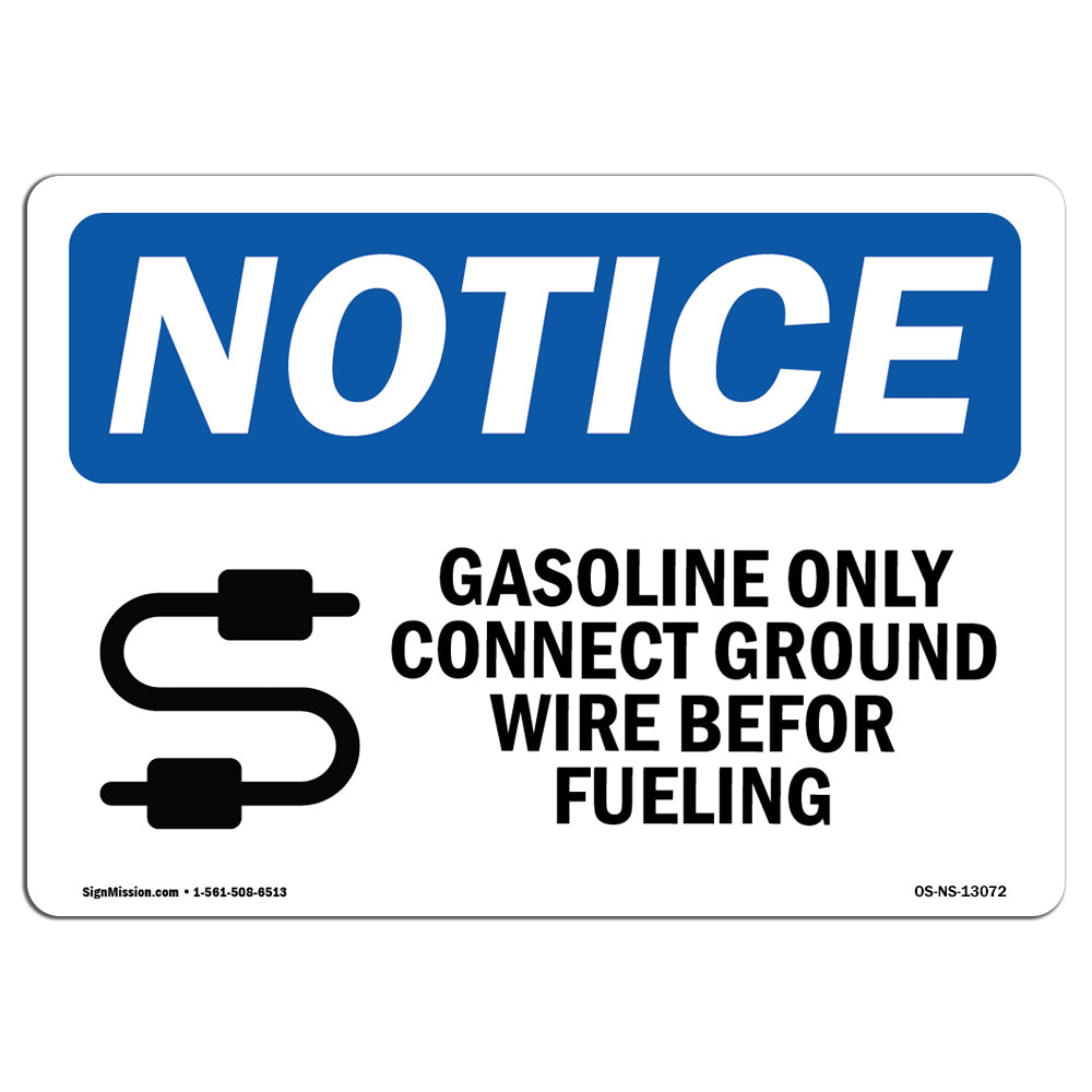 Gasoline Only Connect Ground