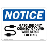 Gasoline Only Connect Ground