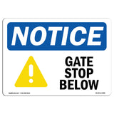 Gate Stop Below