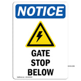 Gate Stop Below