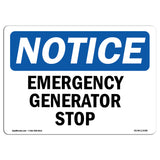 Generator Emergency Stop