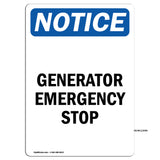 Generator Emergency Stop