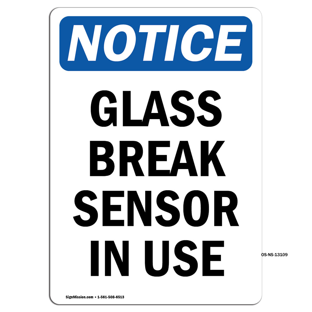 Glass Break Sensor In Use