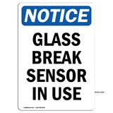 Glass Break Sensor In Use