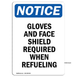 Gloves And Face Shield Required