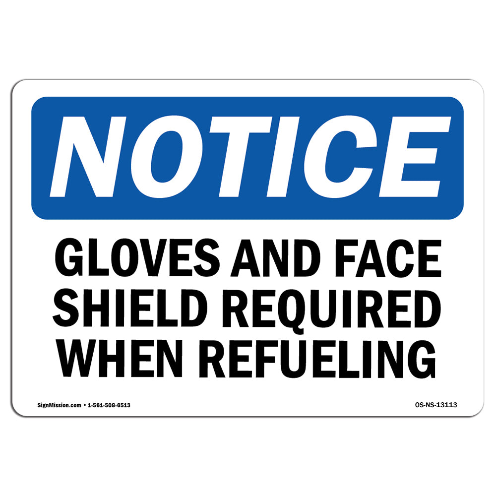 Gloves And Face Shield Required