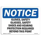 Gloves, Safety Glasses, Safety Shoes And
