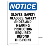 Gloves, Safety Glasses, Safety Shoes And