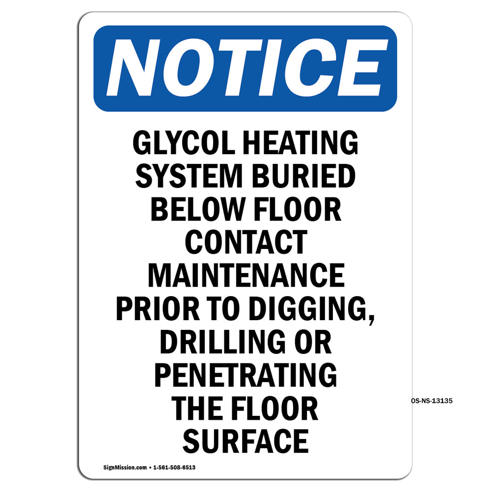 Glycol Heating System Buried Below Floor