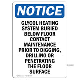 Glycol Heating System Buried Below Floor