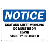 Goat & Sheep Working Dogs Must Be On Leash
