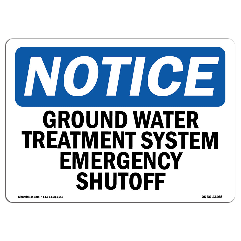 Ground Water Treatment System Emergency Shutoff