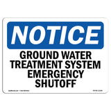Ground Water Treatment System Emergency Shutoff