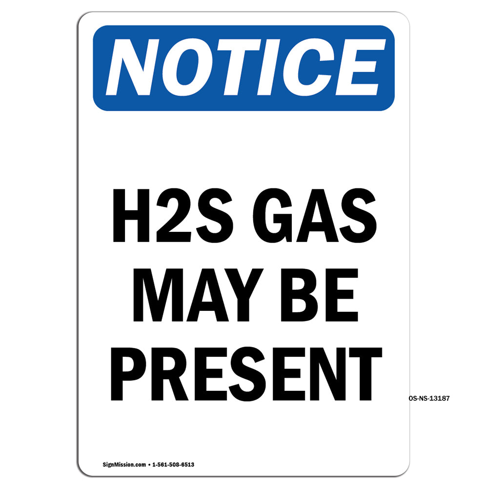 H2S Gas May Be Present