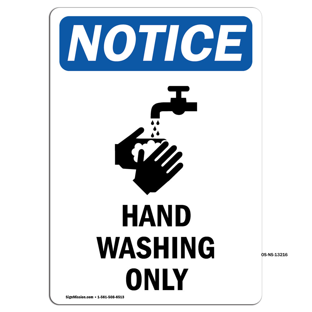 Hand Washing Only