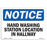 Hand Washing Station Located In Hallway