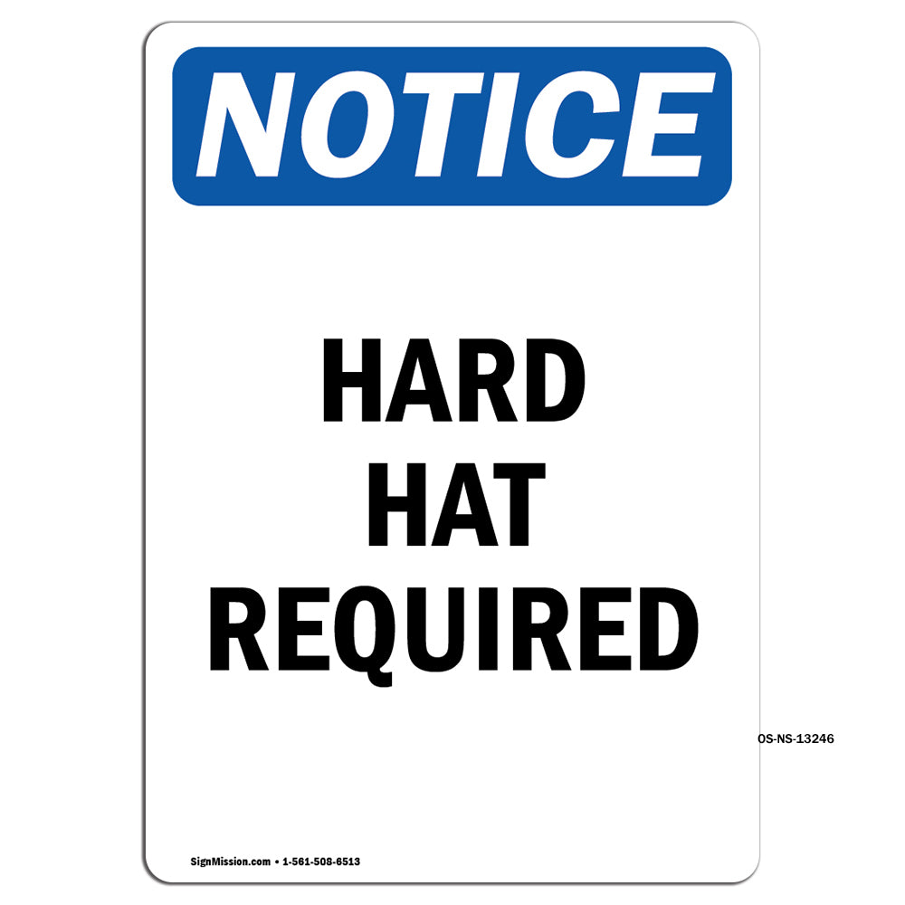 Hard Hat Required Sign