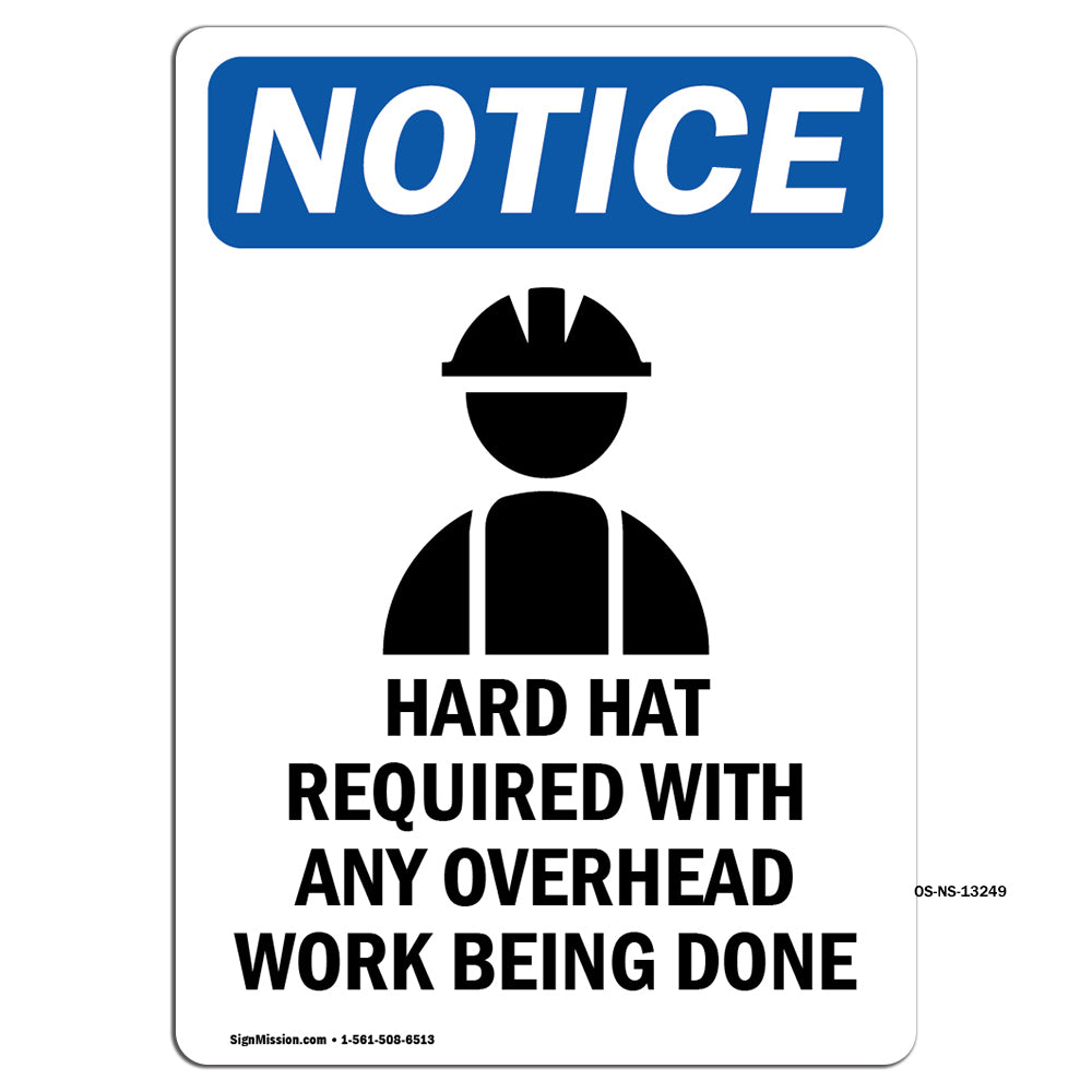 Hard Hat Required With Any Overhead
