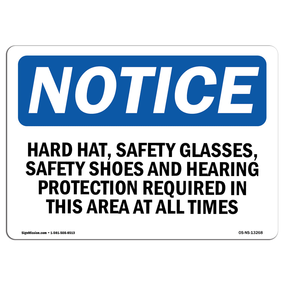 Hard Hat, Safety Glasses, Safety Shoes And