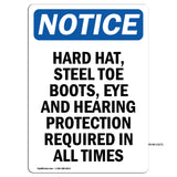 Hard Hat, Steel Toe Boots, Eye And Hearing