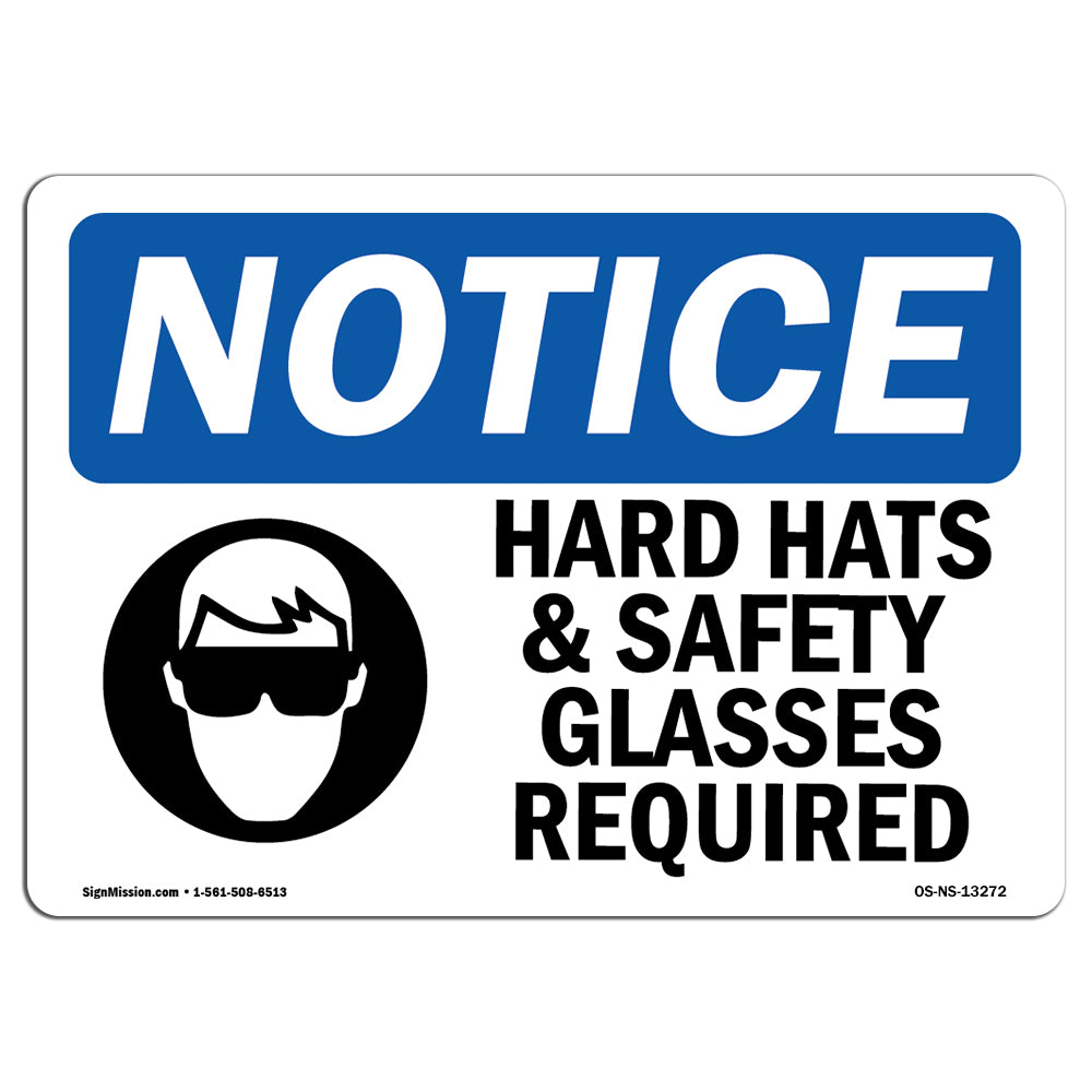 Hard Hats & Safety Glasses Required