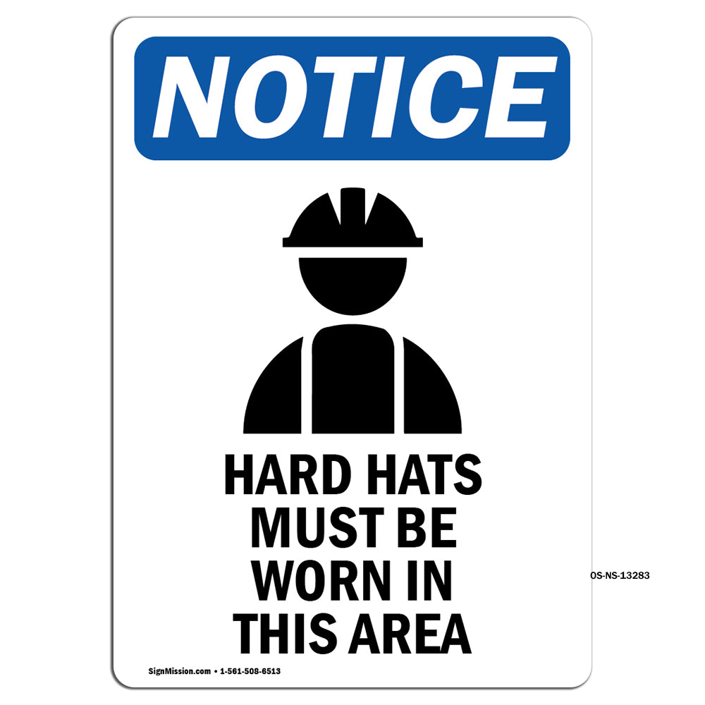 Hard Hats Must Be Worn In This Area