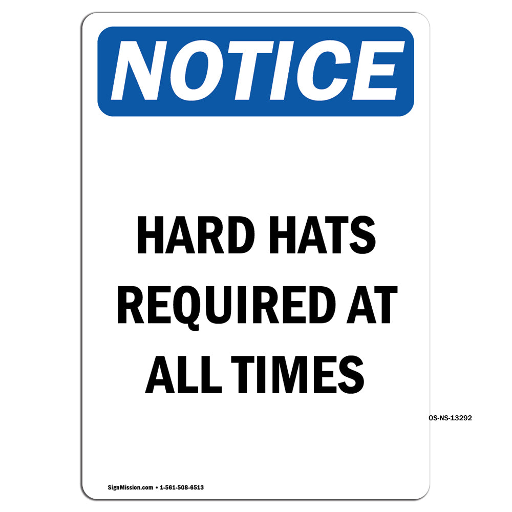 Hard Hats Required At All Times