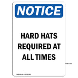 Hard Hats Required At All Times
