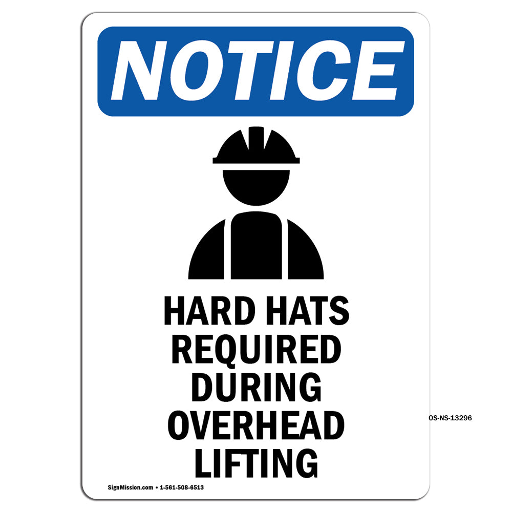 Hard Hats Required During Overhead