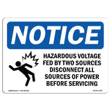 Hazardous Voltage Fed By Two
