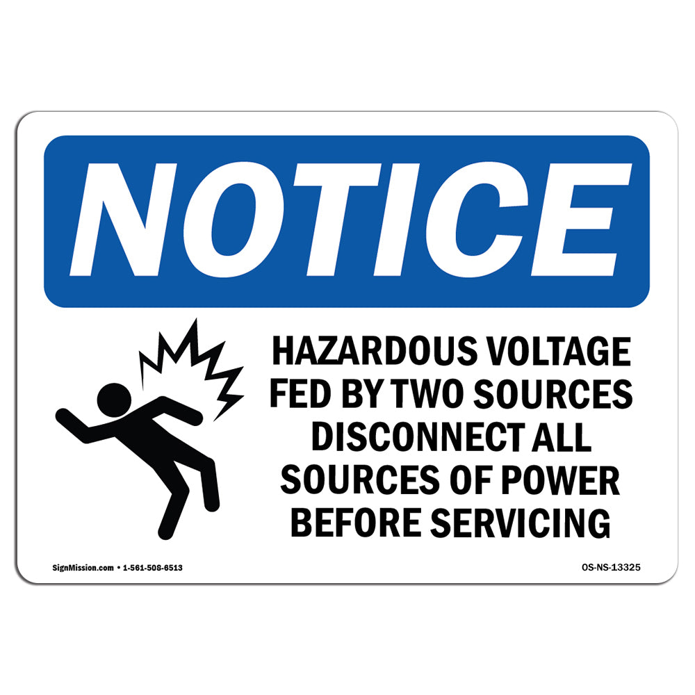 Hazardous Voltage Fed By Two