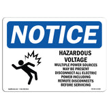 Hazardous Voltage Multiple Power