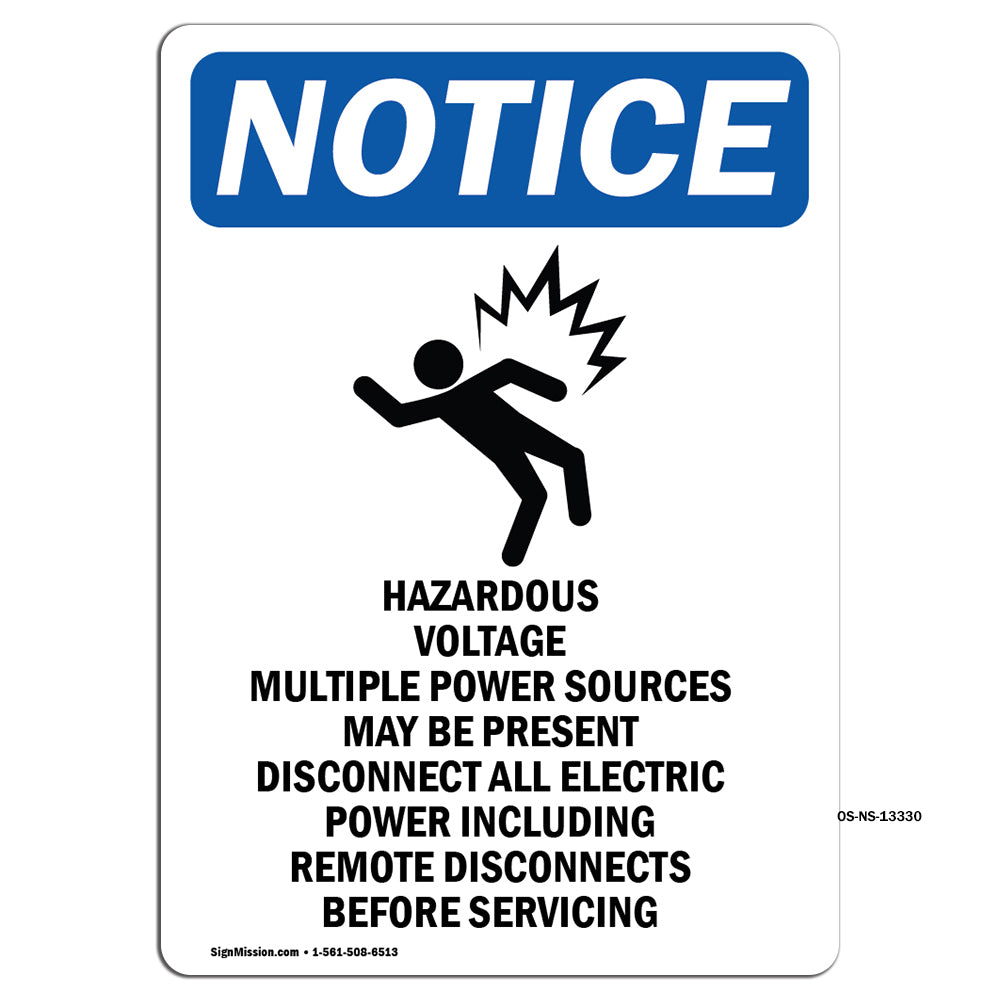 Hazardous Voltage Multiple Power