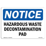 Hazardous Waste Decontamination Pad