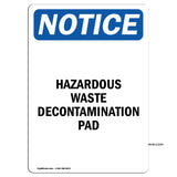 Hazardous Waste Decontamination Pad