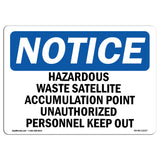 Hazardous Waste Satellite Accumulation Point