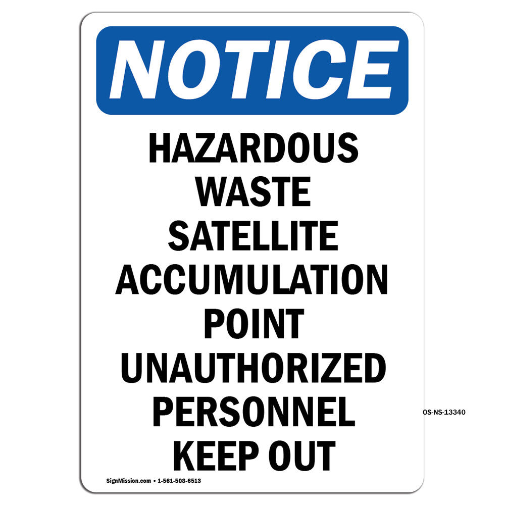 Hazardous Waste Satellite Accumulation Point