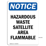 Hazardous Waste Satellite Area Flammable