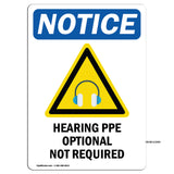 Hearing PPE Optional Not Required