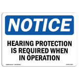 Hearing Protection Is Required Sign
