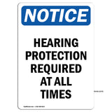 Hearing Protection Required At All Times