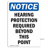 Hearing Protection Required Beyond