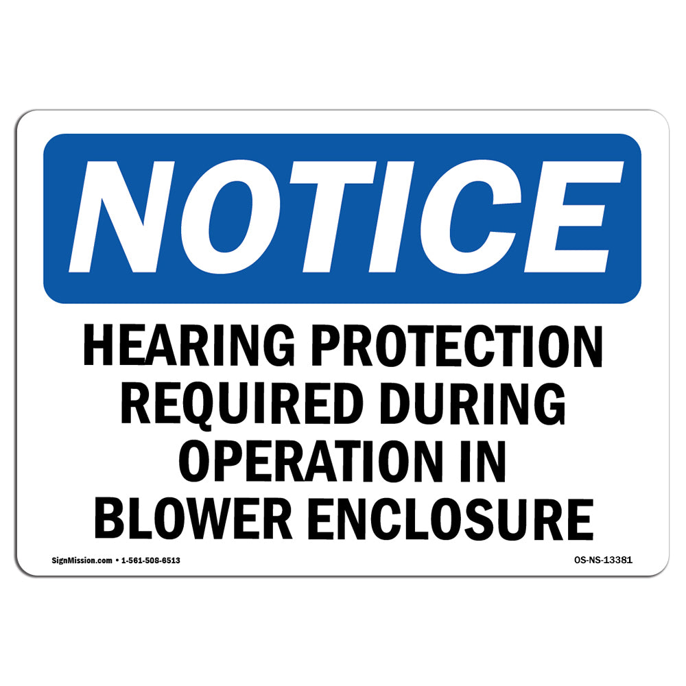 Hearing Protection Required During Operations
