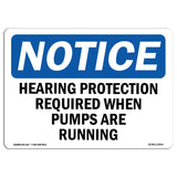 Hearing Protection Required When Pumps Are Running